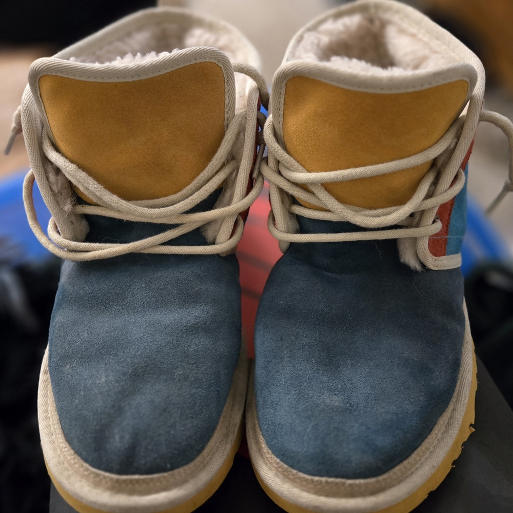 UGG Blue and Yellow Men's Boots